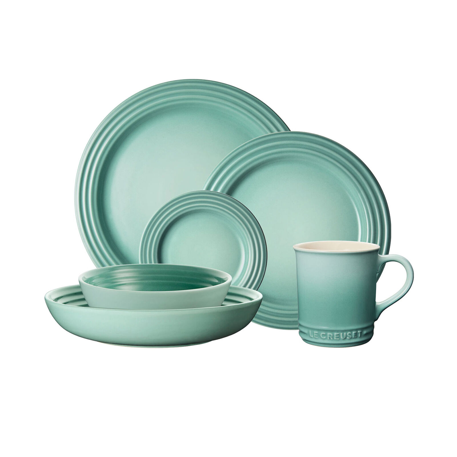 72-Piece Classic Stoneware Dinnerware Set | Le Creuset
